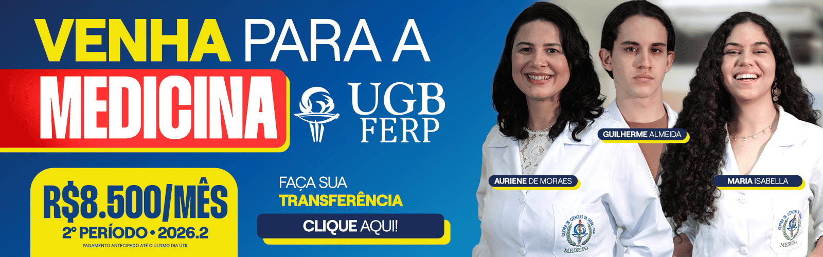 Medicina Faça sua transferência